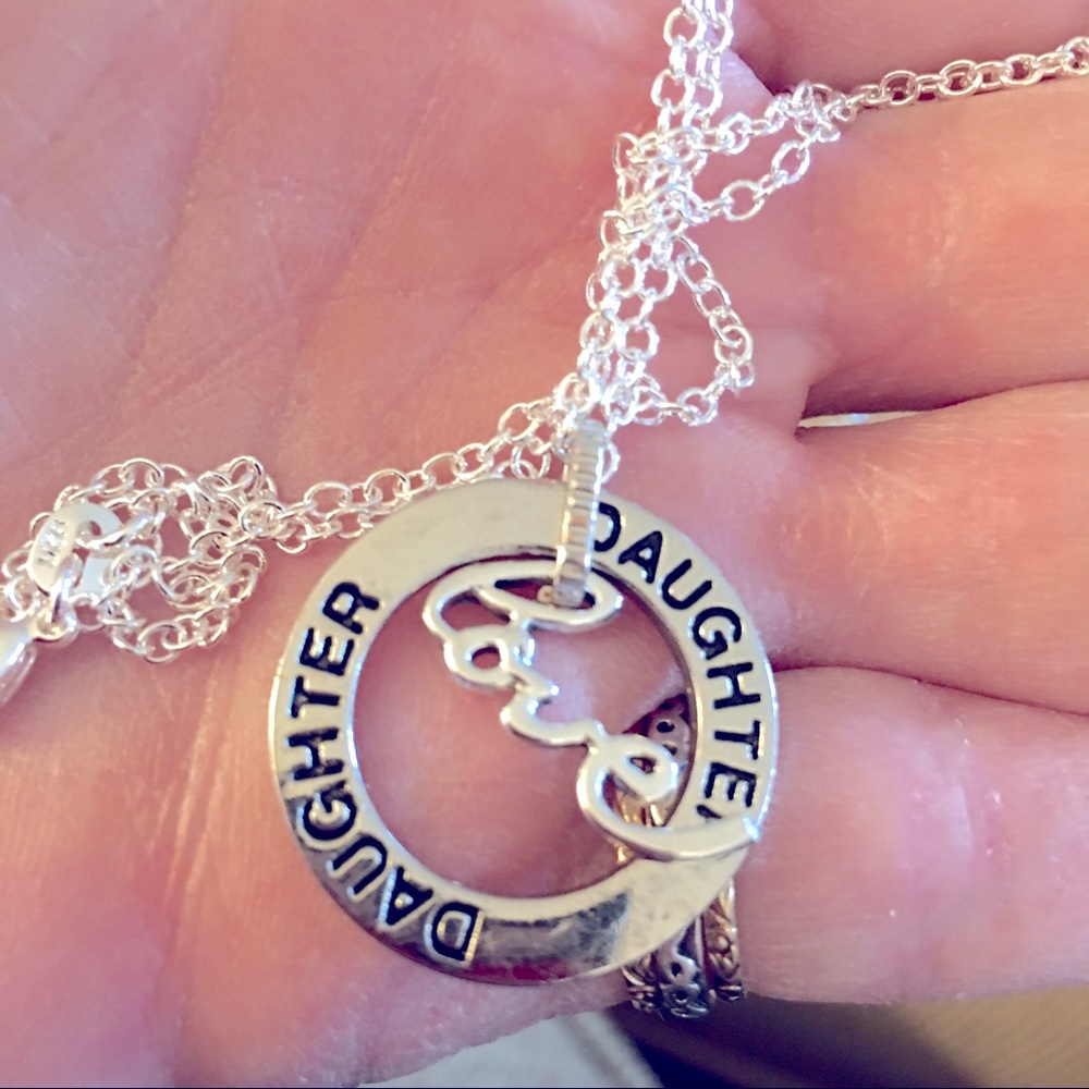 Daughter I Love You Forever Necklace 925 Chain